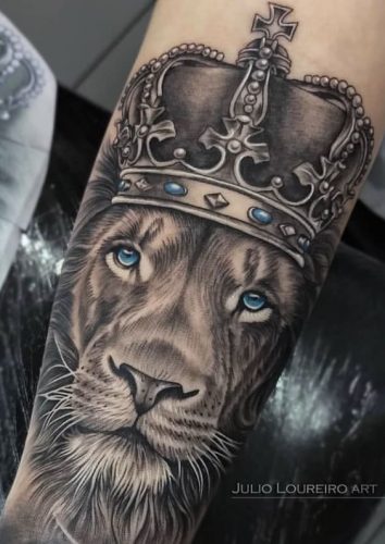 24 Lion Tattoo Half Sleeve: Showcase Power and Artistry