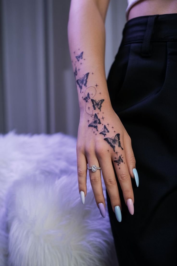 29 Butterfly Hand Tattoo Ideas Full of Meaning and Style