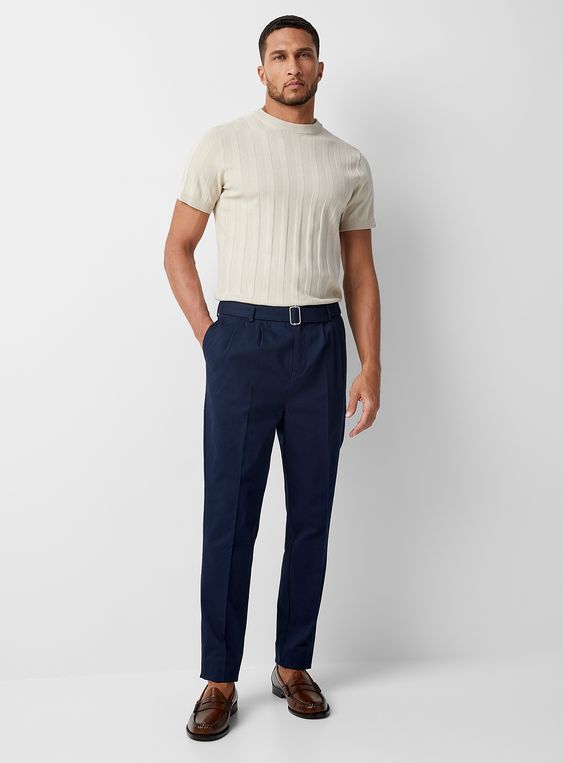 22 Stylish Belt Outfits for Men in : From Classic Leather to Bold Chains – Elevate Your Style