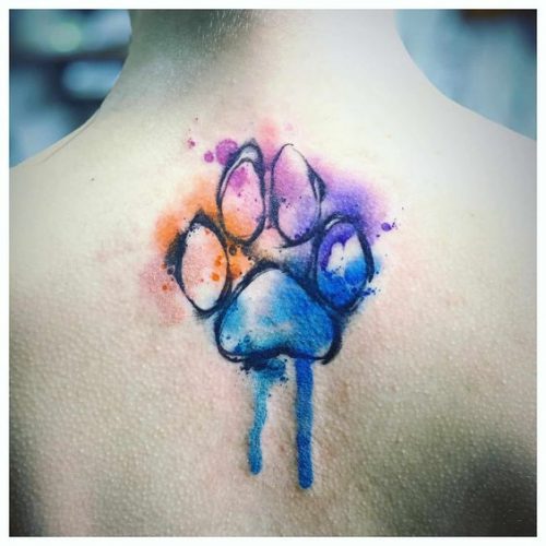 17 Cat Paw Print Tattoo Ideas
