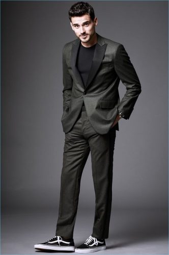 20 Men’s Sneakers with Suits Ideas for