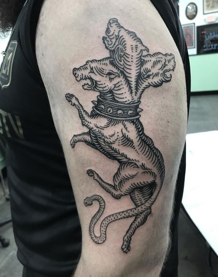 27 Cerberus Tattoo Ideas with Greek Mythology Designs for Chest, Shoulder, and Cute Styles