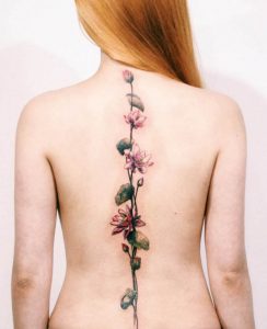 27 Delicate Spine Tattoo Ideas for Women