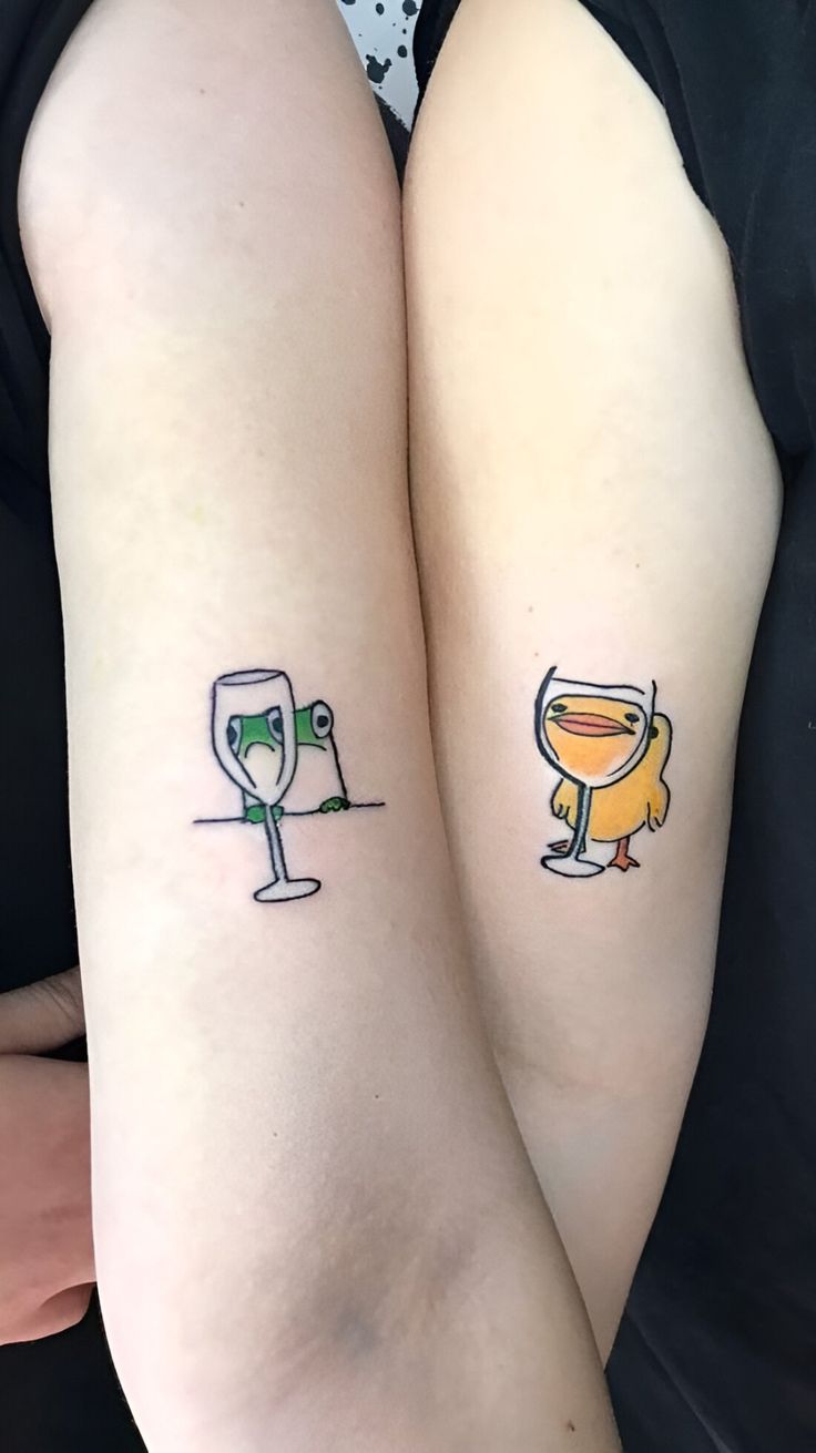 30 Unique Bestie Tattoo Ideas for Small, Meaningful, Funny & Matching BFF Tattoos