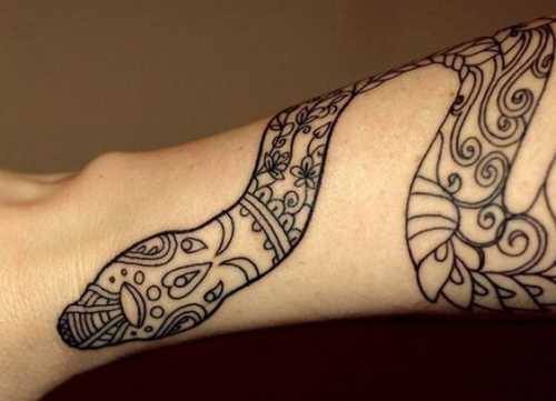 20 Masterful Snake Tattoos Drawing Concepts