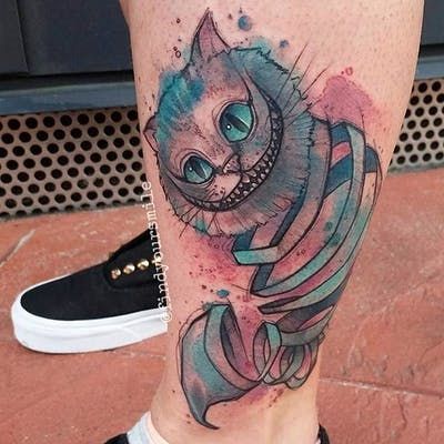 15 Cheshire Cat Tattoo Ideas for Whimsical Souls