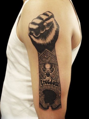 Black Culture Tattoos for Men 20 creative ideas