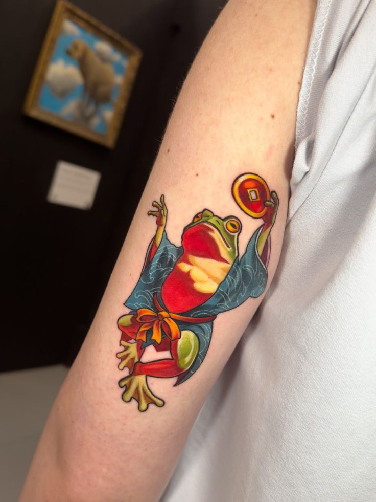 28 Frog Tattoo Ideas with Traditional, Cute, Japanese, Fine Line, and Color Flash Designs