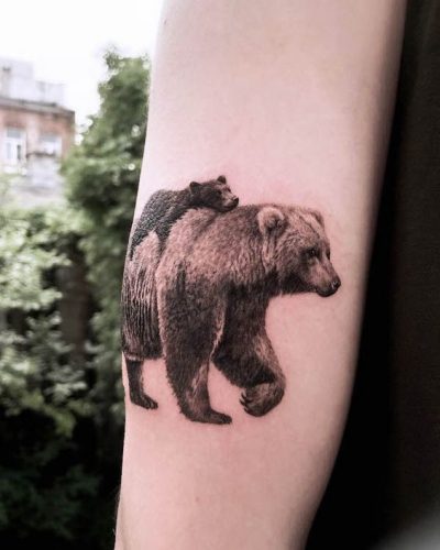 Explore 20 Unique Bear Tattoo Designs: From Whimsical and Colorful to Minimalist and Traditional