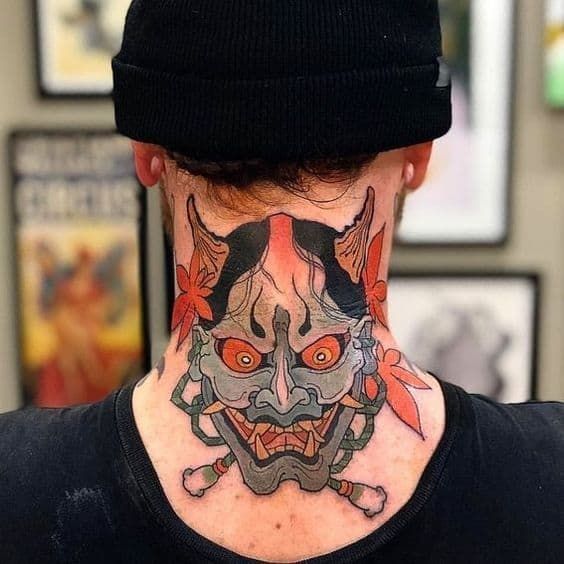 27 Oni Mask Tattoo Ideas Traditional Japanese Designs for Forearm, Chest, Sleeve, and Back