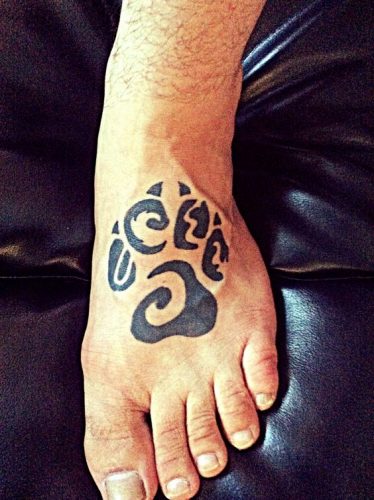 20 Dog Tattoo Ideas on Foot