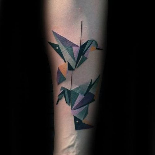 Explore the Art of Paper Folding with 18 Unique Origami Tattoo Ideas for – Creative and Colorful