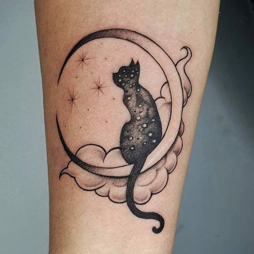 27 Cat Tattoo Ideas for the Foot