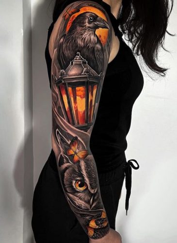Explore 21 Stunning Owl Tattoo Designs for : Symbolism and Artistry in Ink