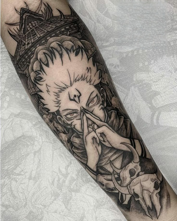 29 Unique Sukuna Tattoo Designs to Try on Your Arms, Hands, Face, Back, Legs, or Signified Parts in