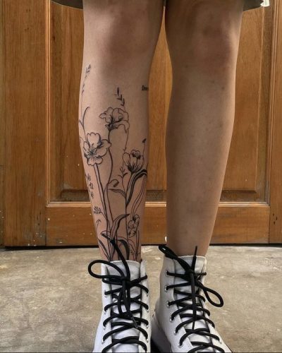 18 Unique Flower Ankle Tattoo Ideas: Stunning Designs for Nature Lovers