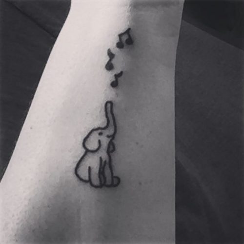 26 Wrist Elephant Tattoos Ideas
