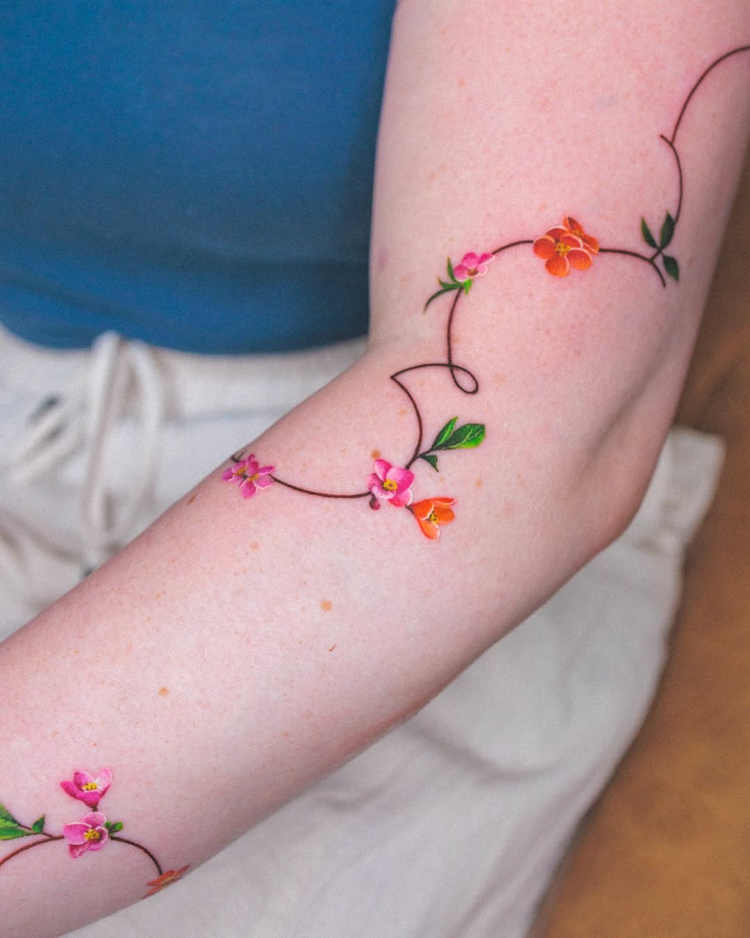 25 Vine Tattoo Designs for Women and Men Sleeve, Arm, Shoulder, Traditional, Wrap Around Ideas