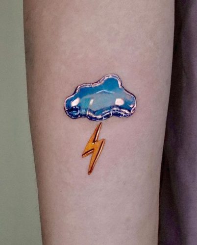 Unleash the Storm: 18 Striking Lightning Bolt Tattoo Designs for Electrifying Expression in