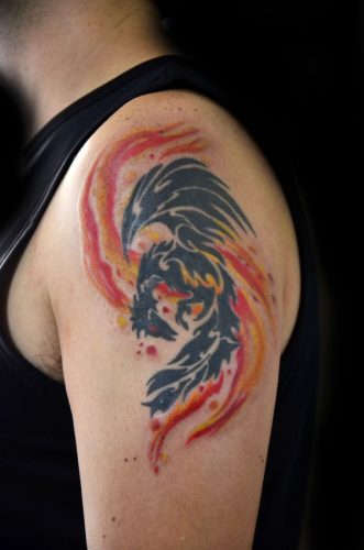 Explore 16 Stunning Fire and Ice Tattoo Designs for : Unleash Your Inner Fire with Cool Contrasts!
