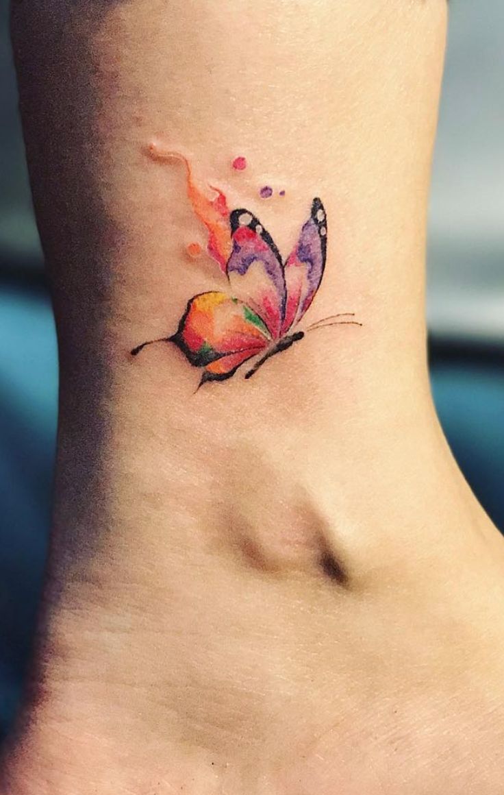 Explore 25 Unique Watercolor Butterfly Tattoo Ideas for : Stunning Designs for Women – Arm, Back, and Hand Styles