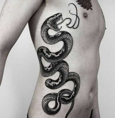 13 Snake Tattoo Ribs Ideas for Striking Art