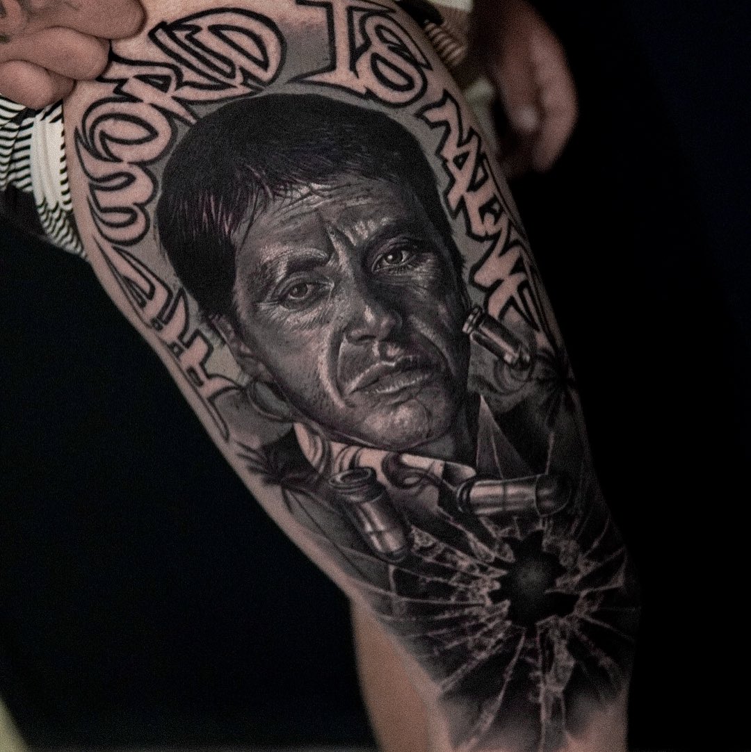 28 Scarface Tattoo Ideas: Turning Tony Montana Into Wearable Cinema