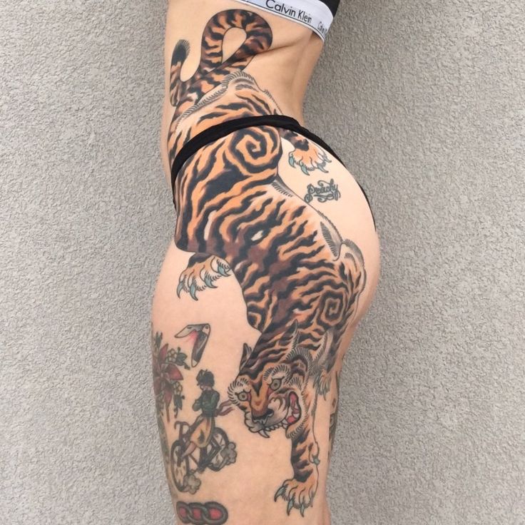 Japanese Tiger Tattoos Traditional Designs, Sleeves, Chest & Arm Ideas