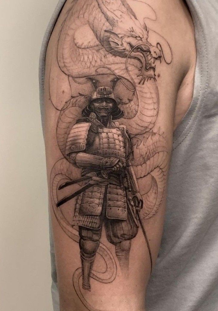 26 Samurai Tattoo Ideas : Traditional Japanese Designs & More for Men s Forearm & Leg Ink