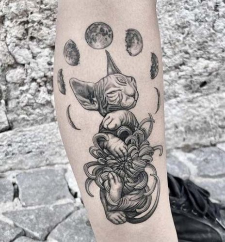 27 Small Cat Tattoo Ideas