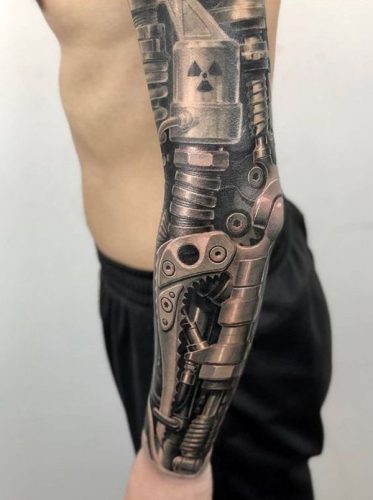Explore 20 Unique Robot Tattoo Ideas for : From Futuristic Samurai to Colorful Mechanical Art