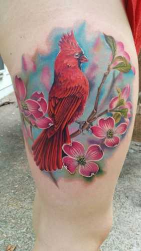 17 Red Cardinal Tattoo Ideas
