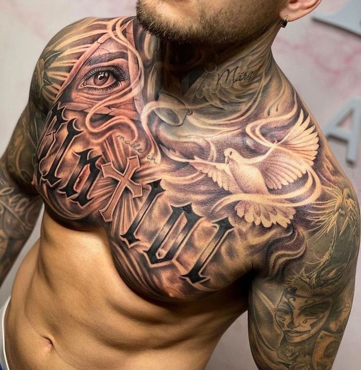 30 Chest Tattoo Ideas for Men in : Bold, Meaningful & Stylish Designs