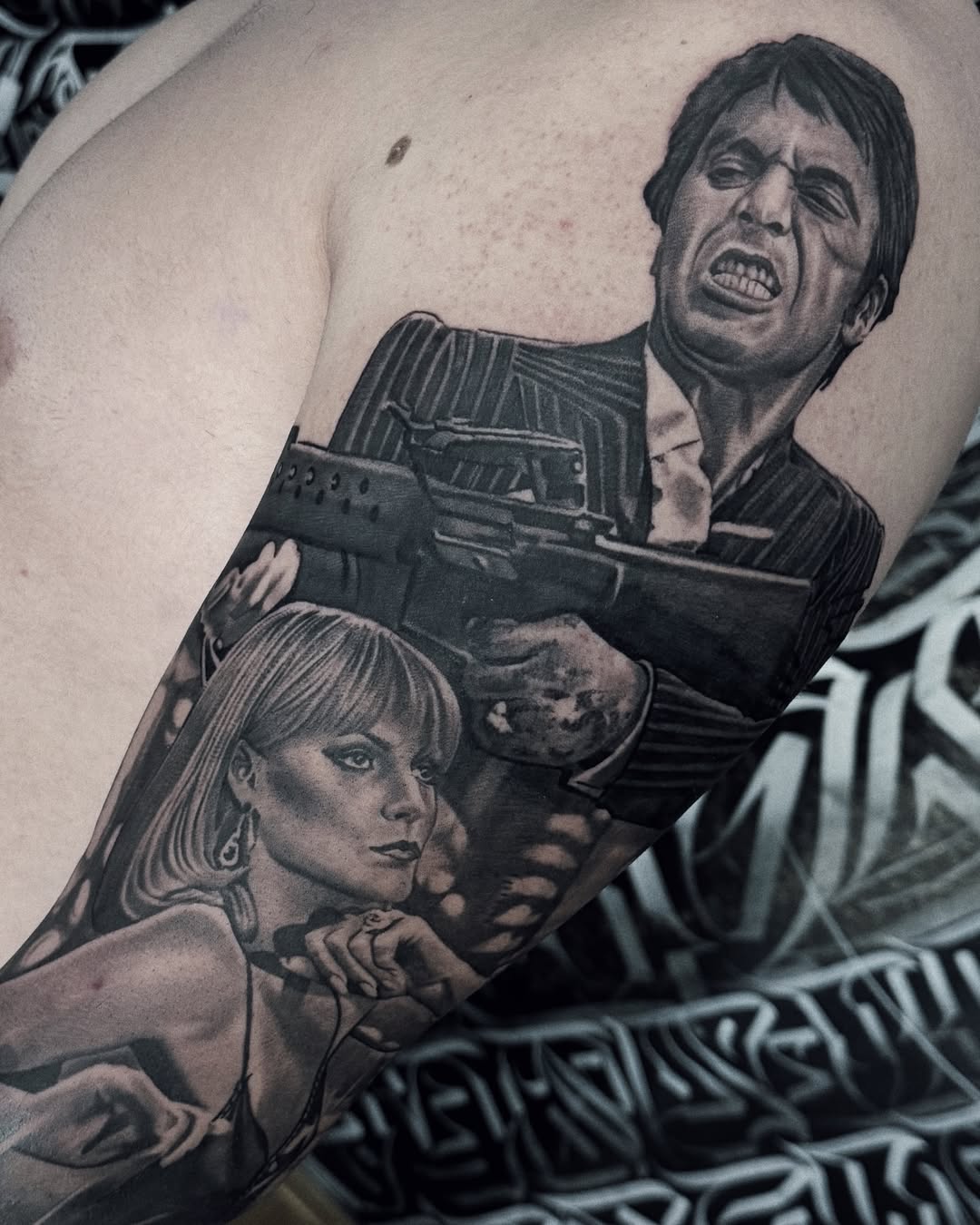 28 Scarface Tattoo Ideas: Turning Tony Montana Into Wearable Cinema