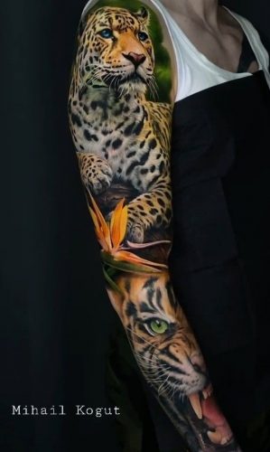 16 Full Color Tattoo Sleeve Ideas