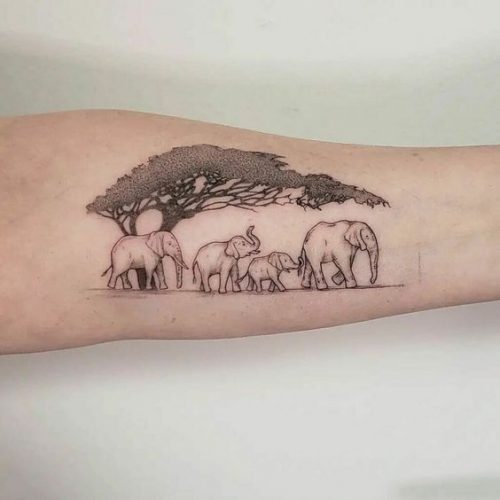 19 Family Elephant Tattoo Ideas