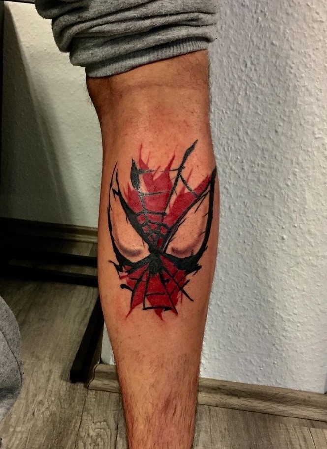 29 Spiderman Tattoo Ideas for Guys Best Arm, Leg, Chest, Back, Hand & Sleeve Designs