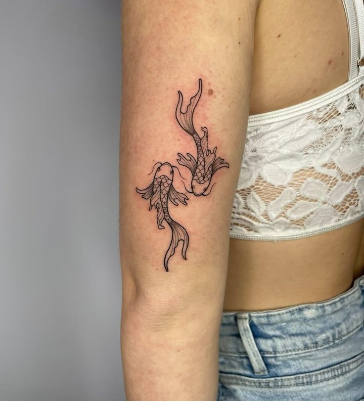Explore 28 Unique Koi Fish Tattoo Ideas for : Minimalist, Japanese Style, Yin Yang, Fine Line