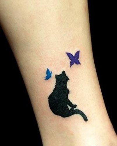 27 Cat Tattoo Ideas for the Foot