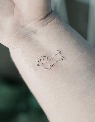 15 Simple Dog Tattoo Ideas