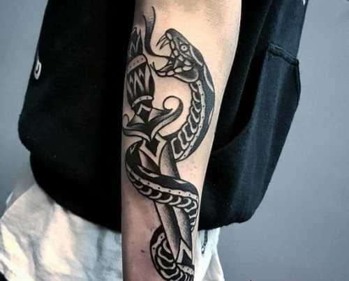 29 Snake Tattoo Design for Men Ideas