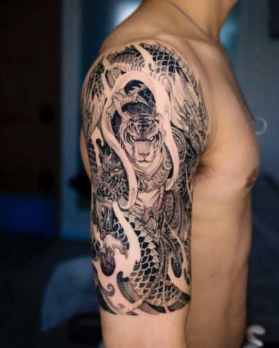 25 Tiger Tattoo on Arm Ideas