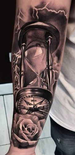 Find Your Direction: 20 Compass Tattoo Ideas for Men