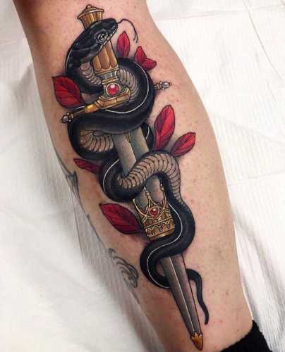 29 Snake Tattoo Design for Men Ideas