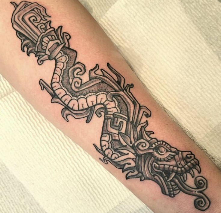 Aztec Tattoo 25 Ideas : Mexican Art Traditional Designs For Men and Women