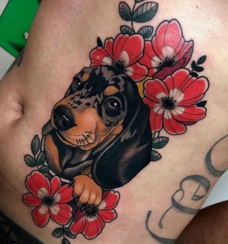 Explore 24 Unique Dachshund Tattoos – Perfect Blend of Style & Sentiment for