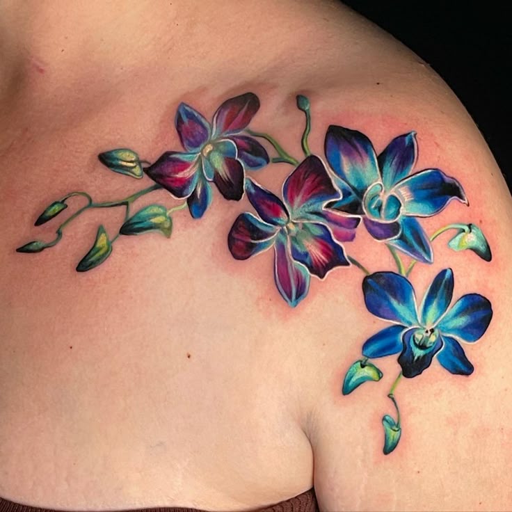 26 Orchid Tattoo Ideas for Minimalist, Colour, and Fine Line Designs