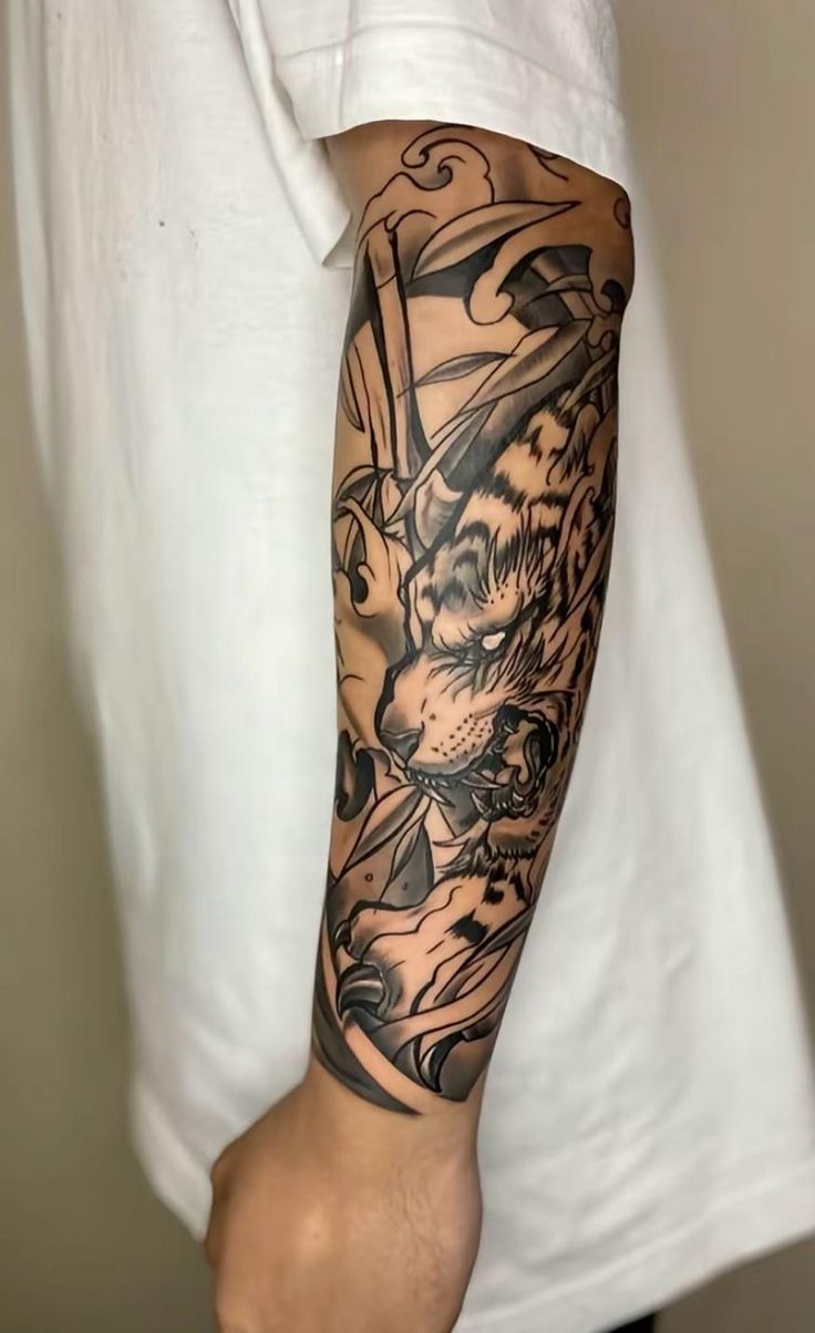 29 Forearm Tattoo Men Sleeve : Unique Stencil Ideas, Meaningful Designs, Japanese Dragon