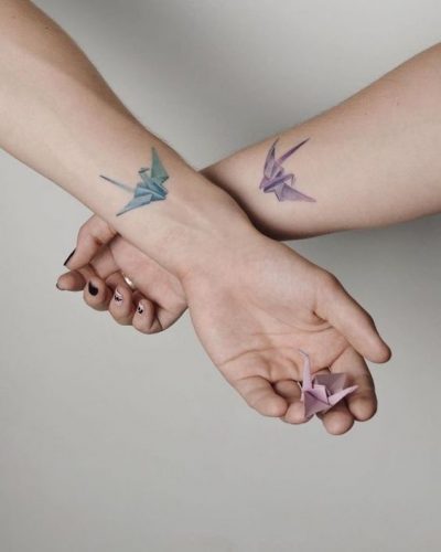 Explore the Art of Paper Folding with 18 Unique Origami Tattoo Ideas for – Creative and Colorful