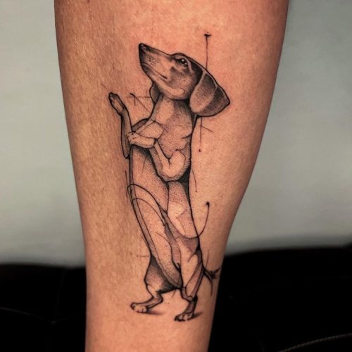 Explore 24 Unique Dachshund Tattoos – Perfect Blend of Style & Sentiment for